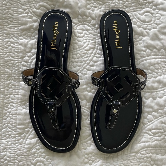 Shoes - JMclaghin Navy Sandals